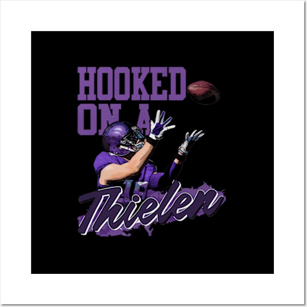 Adam Thielen Minnesota Hooked Wall Art by binchudala